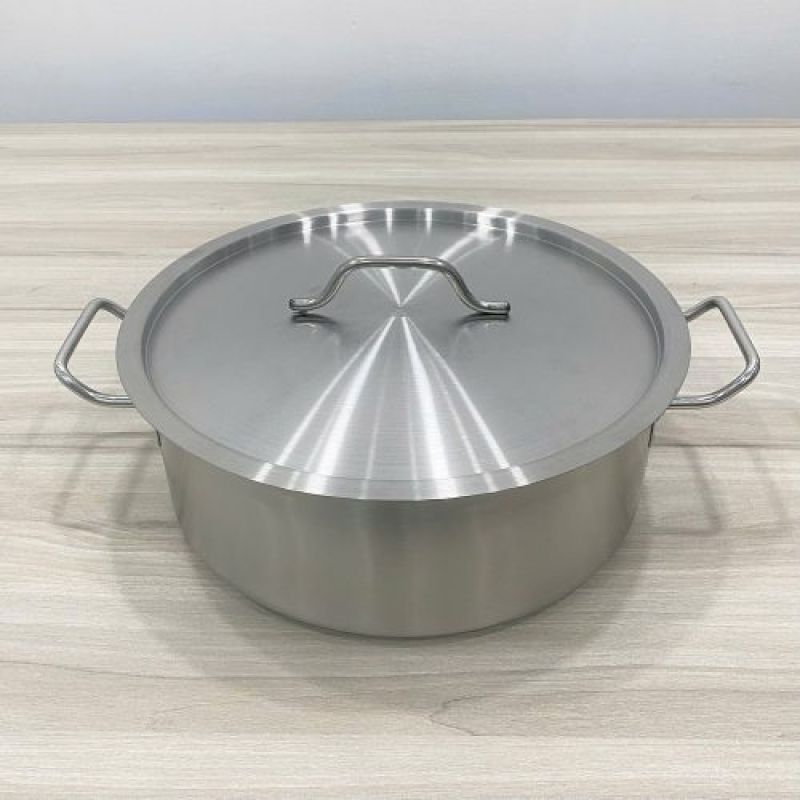 Nồi 2 quai inox ( 2 đáy ) 101144 (280×H95x0.8mm)