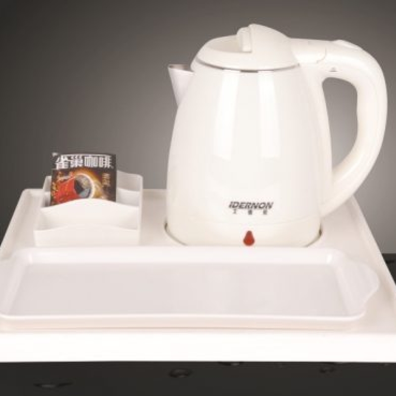 Bình đun nước 2 lớp inox 201 và nhựa 1.2L (trắng} HX881-T