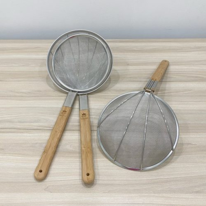 Chao lì inox cán gỗ #30 186124