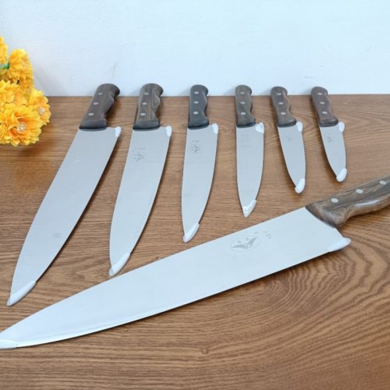  Dao bếp cán gỗ 7” FZ23-002 (277*31mm)