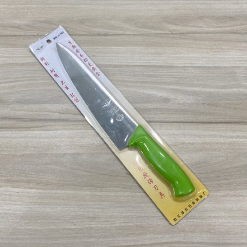 Dao bếp cán nhựa xanh lá FS-011GR