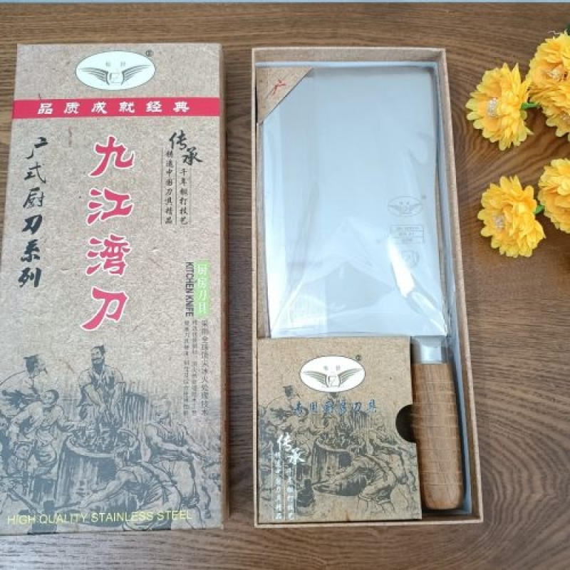  Dao lưỡi cong cán gỗ lớn J-1