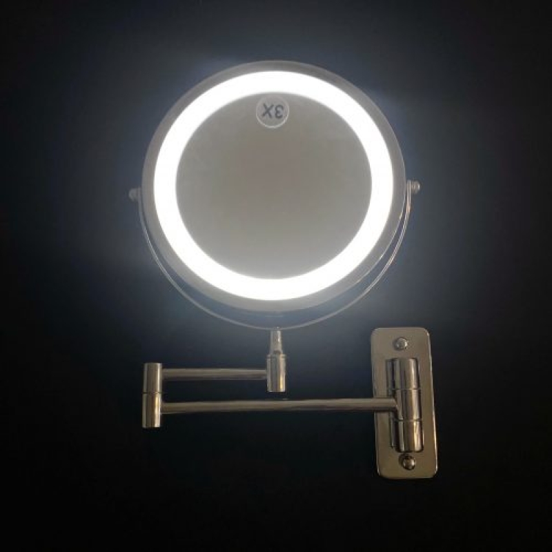 Gương trang điểm 8″ F1046-8 (dùng pin)