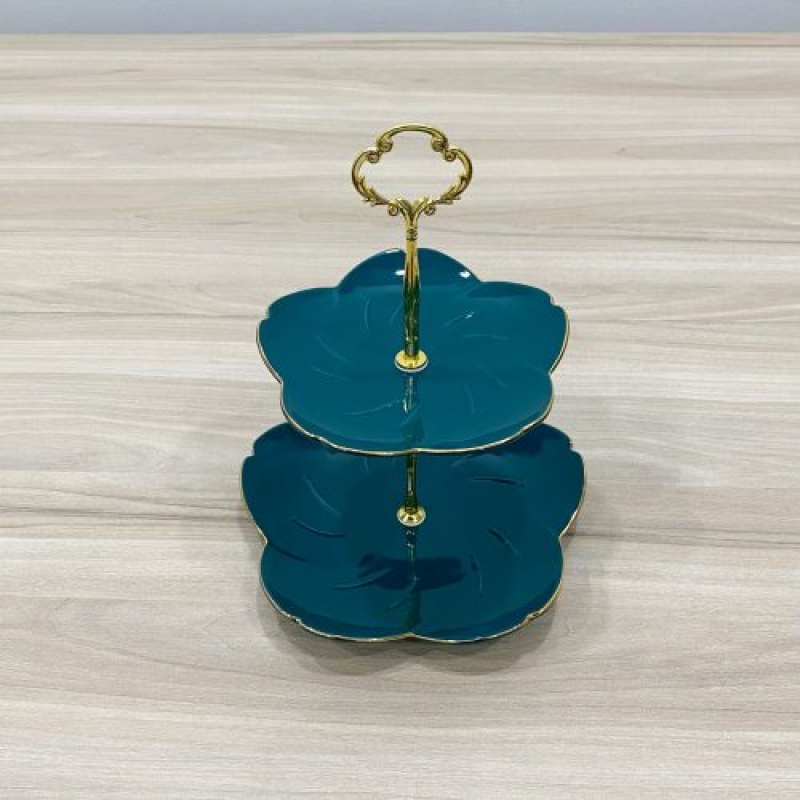Khay trưng bày bánh 2 tầng hoa sen cao cấp giá rẻ