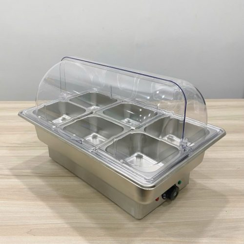 Nồi hâm buffet 6 ngăn nắp PC YD-7055P-6