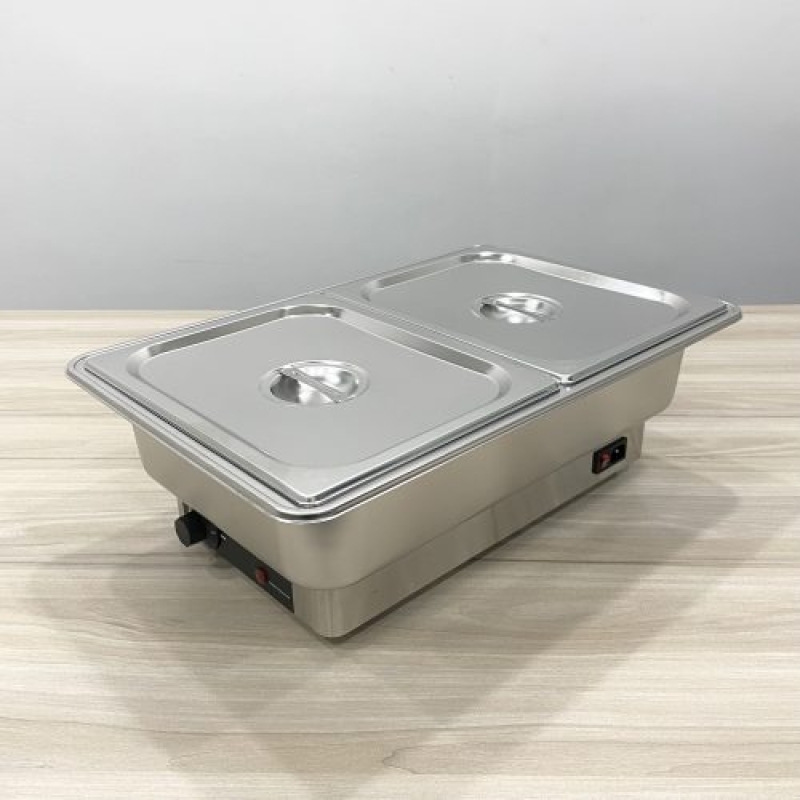 Nồi hâm buffet 2 ngăn nắp GN YD-7055-2GN