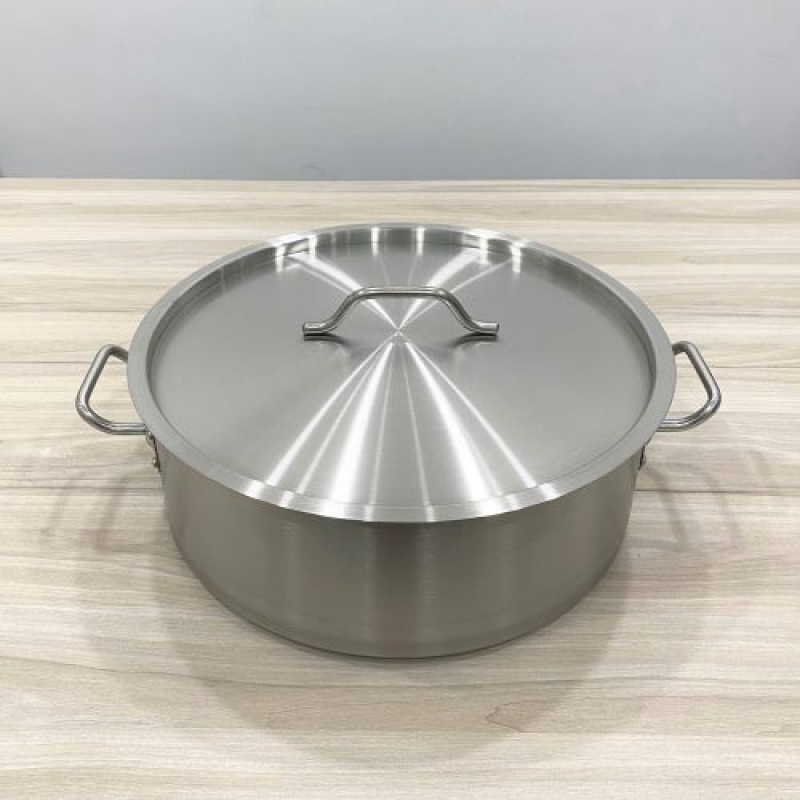 Nồi 2 quai inox ( 2 đáy ) 101120 (220×H130x0.8mm)