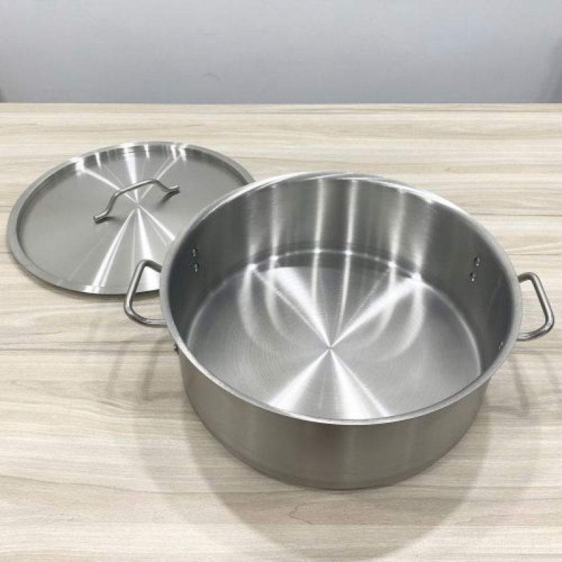  Nồi 2 quai inox ( 2 đáy ) 101121 (240×H140x0.8mm)