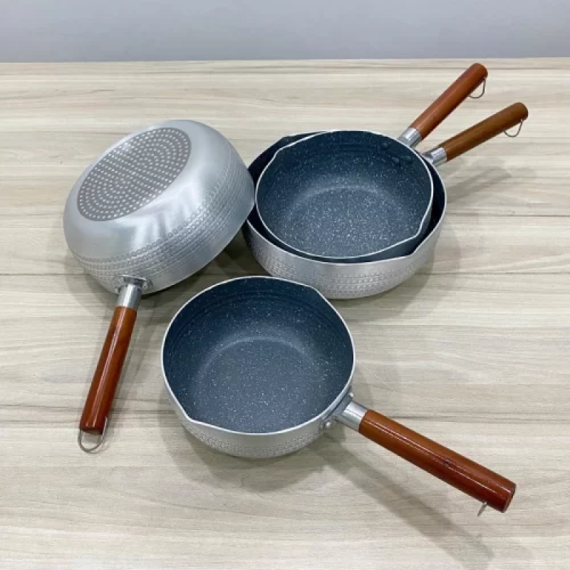 Quánh nhôm chống dính cán gỗ 2 đáy XPGFD20-THX 