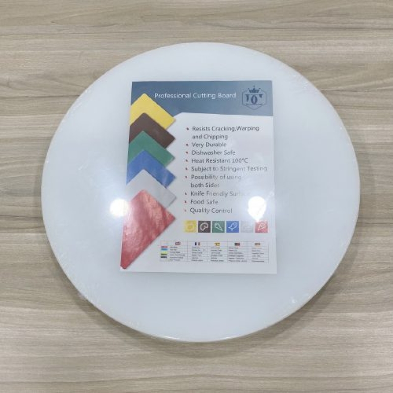 Thớt nhựa tròn trắng 40050W