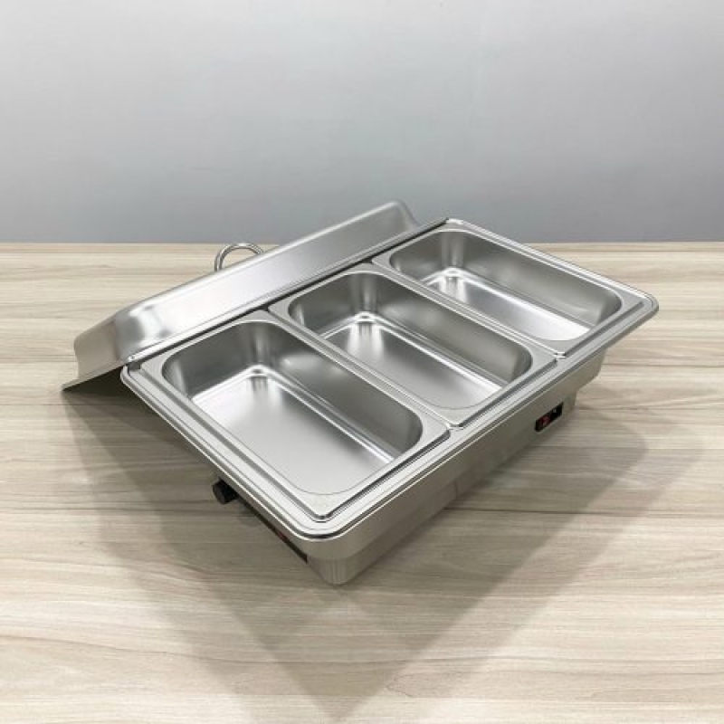 Nồi hâm buffet YD-7055-3 (khay 3 ngăn)